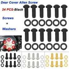 2 Set Dear Cover Allen Screw Washer Bolts Kit For Harley Sportster XL XR Softail