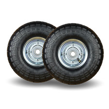 2 x Frosal Rad Sackkarre Sackkarrenrad Bollerwagen Luftrad 4.10/3.50 - 2 Reifen