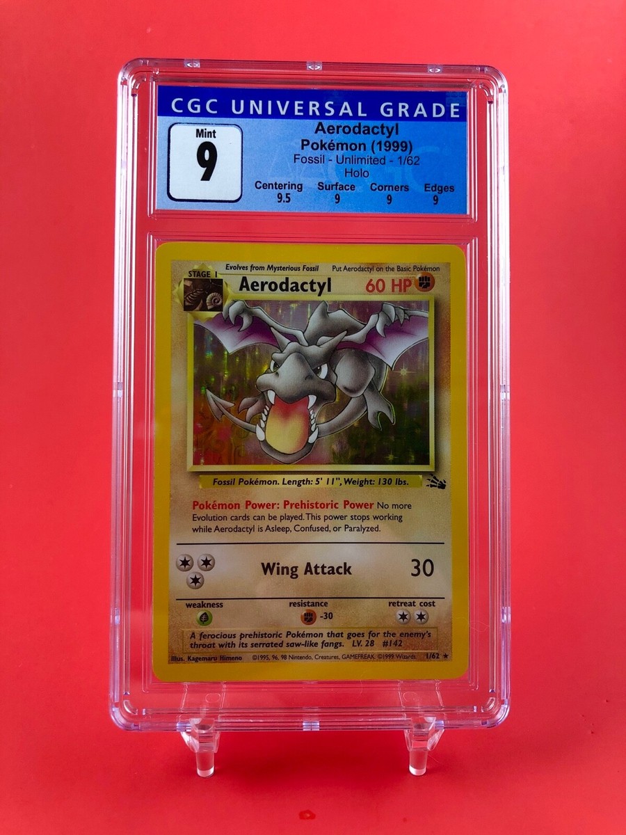 Aerodactyl 英語版 1/62 1st Edition Aerodactyl 1/62 Rare Holo - Fossil Set - Pokémon Card