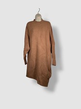 Black Tape Women's Beige Asymmetrical Sweater Dress Sz X