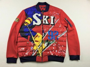 patchwork ski 92 down jacket