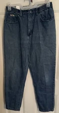 Vintage Gitano Womens Jeans Size 12 Blue High Waisted 80s Mom Jeans