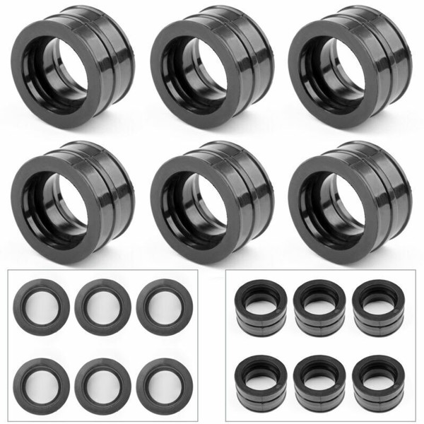 6 StüCk Ansaugstutzen Ansauggummi Set FüR Honda CBX 1000 Typ CB1 SC03 1979-1980-image