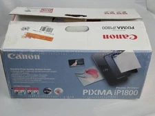 Canon PIXMA IP1800 Digital Photo Inkjet Printer New Open Box - Complete
