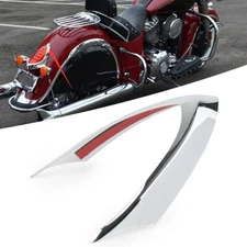 Chrome Tail Light Top Trim Cover For Indian Chief Classic Roadmaster 2014-2018 w