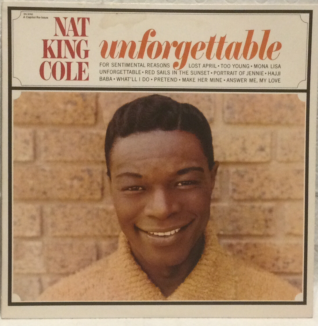 Nat King Cole - Unforgettable (Green Label), 1980, Capitol, SN