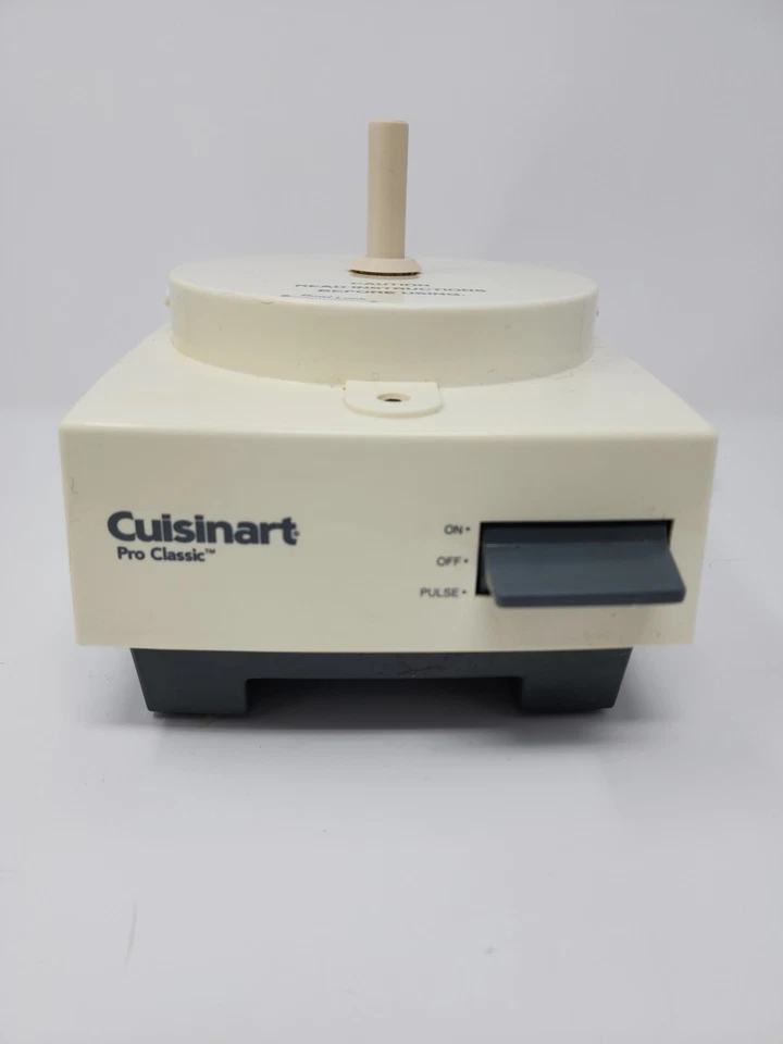 CUISINART DLC-10C CLASSIC PROFESSIONAL FOOD PROCESSOR BASE ONLY TESTED & WORKING - Image 2 of 4