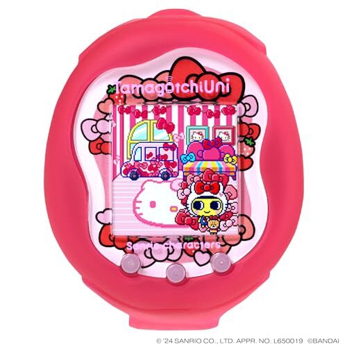 BANDAI Tamagotchi Uni 赤 Bandai Tamagotchi Uni Sanrio Characters Pink Battery Powered