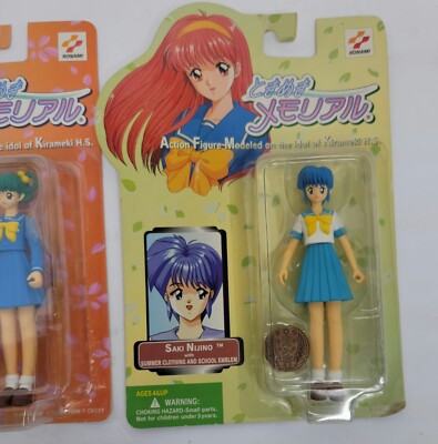 Tokimeki Memorial Figure lot of 3 Yumi Saotome Miharu Tatebayashi