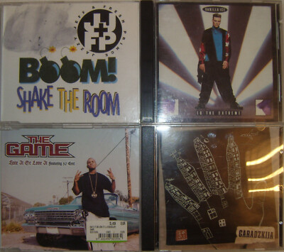 4 x Audio CD Musik Rap Hip-Hop The Game Vanilla Ice Boom shake the Room