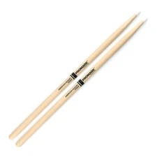 1 Pair Promark TX Hickory Nylon Tip Drumsticks - with a choice of 5A, 7A, 2B, 5B