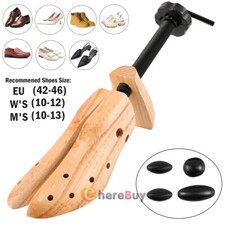 2-way Wooden Adjustable Shoe Stretcher Expander Men Women Boot Size US 10-13