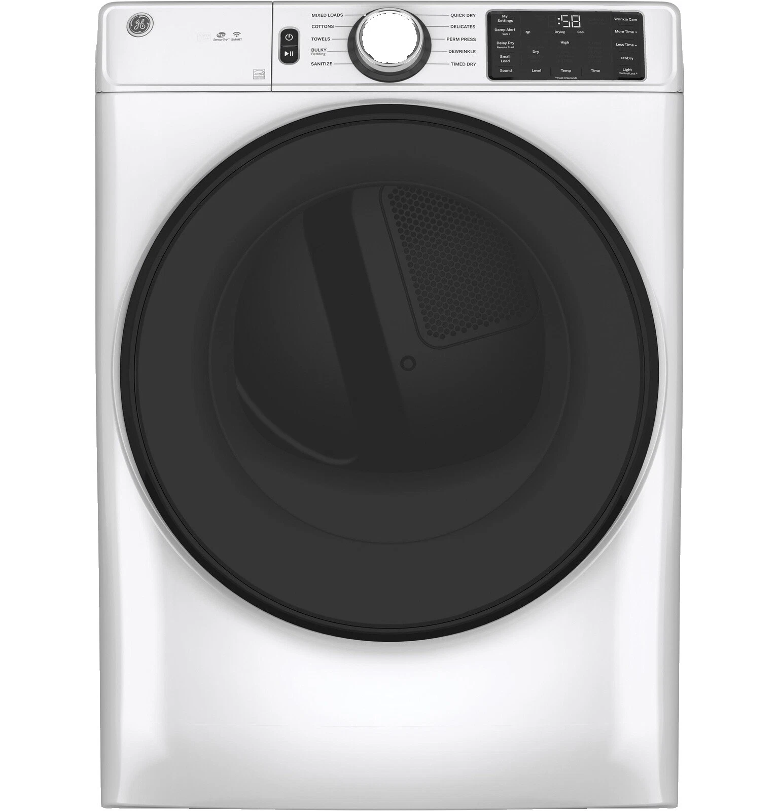 GE White Clothes Dryers