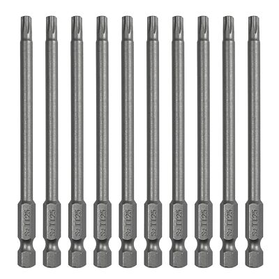 10PCS T25 Torx Screwdriver Bit Sets, 4' Length Magnetic Security Torx Bits Se...