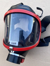 Dräger Panorama Atemmaske Gasmaske Nova rot/schwarz + DOSE ( M45x3)