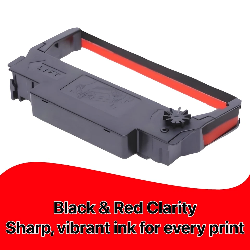 SP-700 x 12 Pack Ribbon Ink BLACK / RED Star SNBC Epson Kitchen Printer SP700 - Image 2 of 4