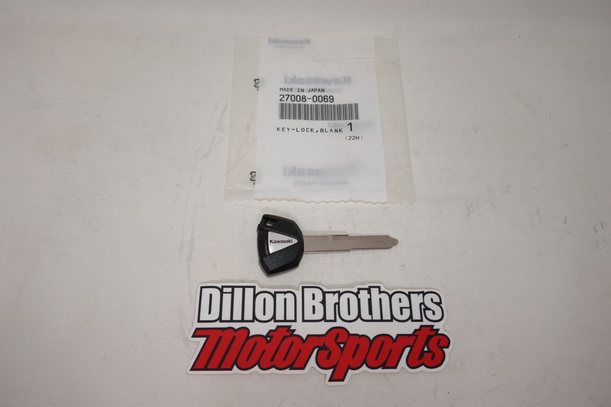 OEM Kawasaki Blank Key 27008-0069 Z1000 ZX10R ZX14R ZX6R | eBay