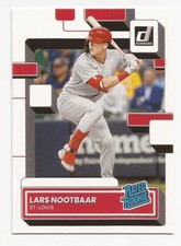 2022 Panini Donruss Baseball Cardinals Lars Nootbaar Rated Rookie Card #68. rookie card picture
