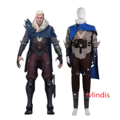VALORANT Sova Costume Men Cosplay Halloween Outfit Suit Cloak Pants Accessories