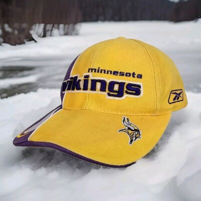 Minnesota Vikings Reebok Proline Yellow Adjustable Hat - Classic NFL ...