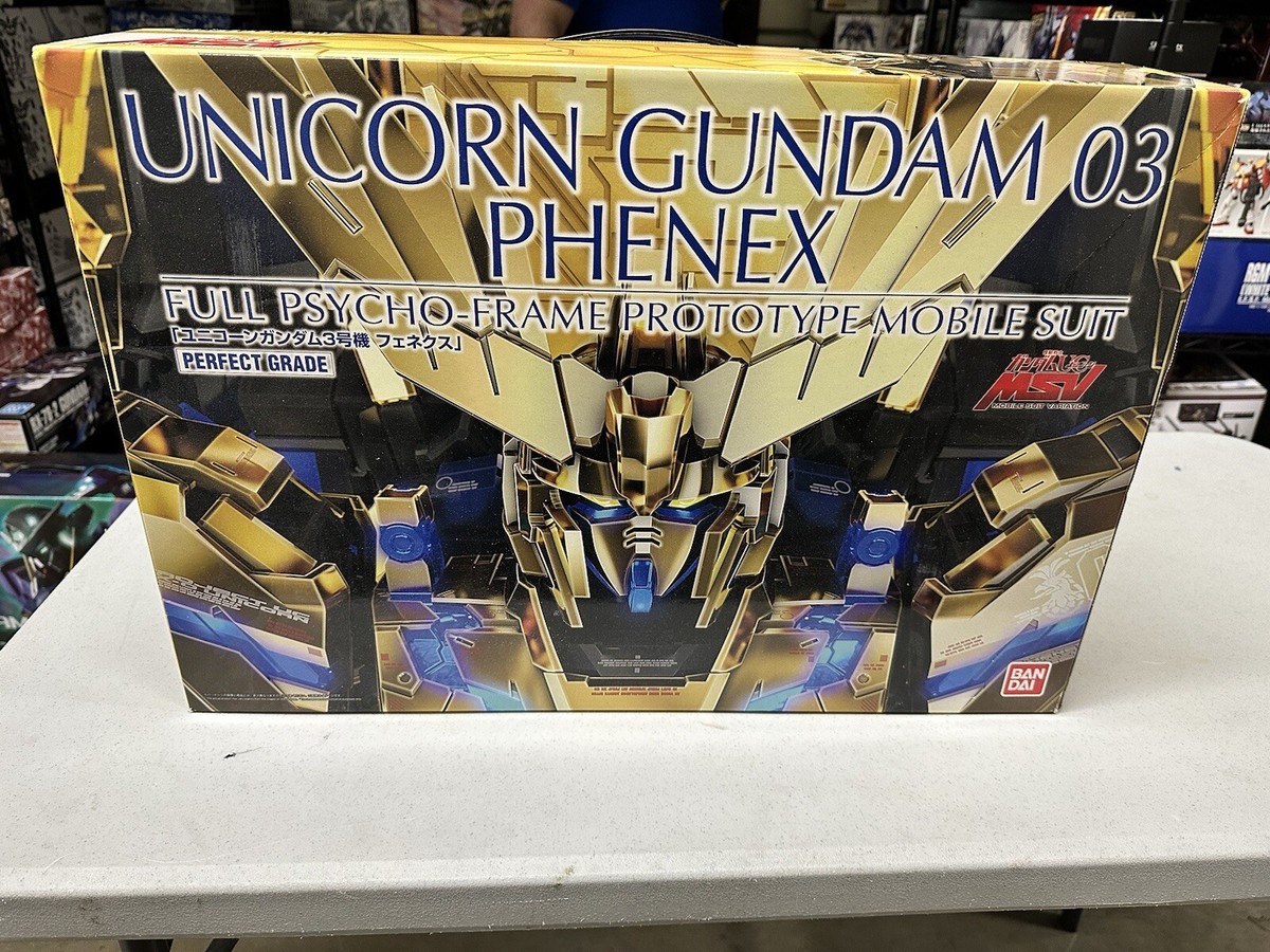 Bandai PG 1/60 Rx-0 Unicorn Gundam 03 Phenex Plastic Model