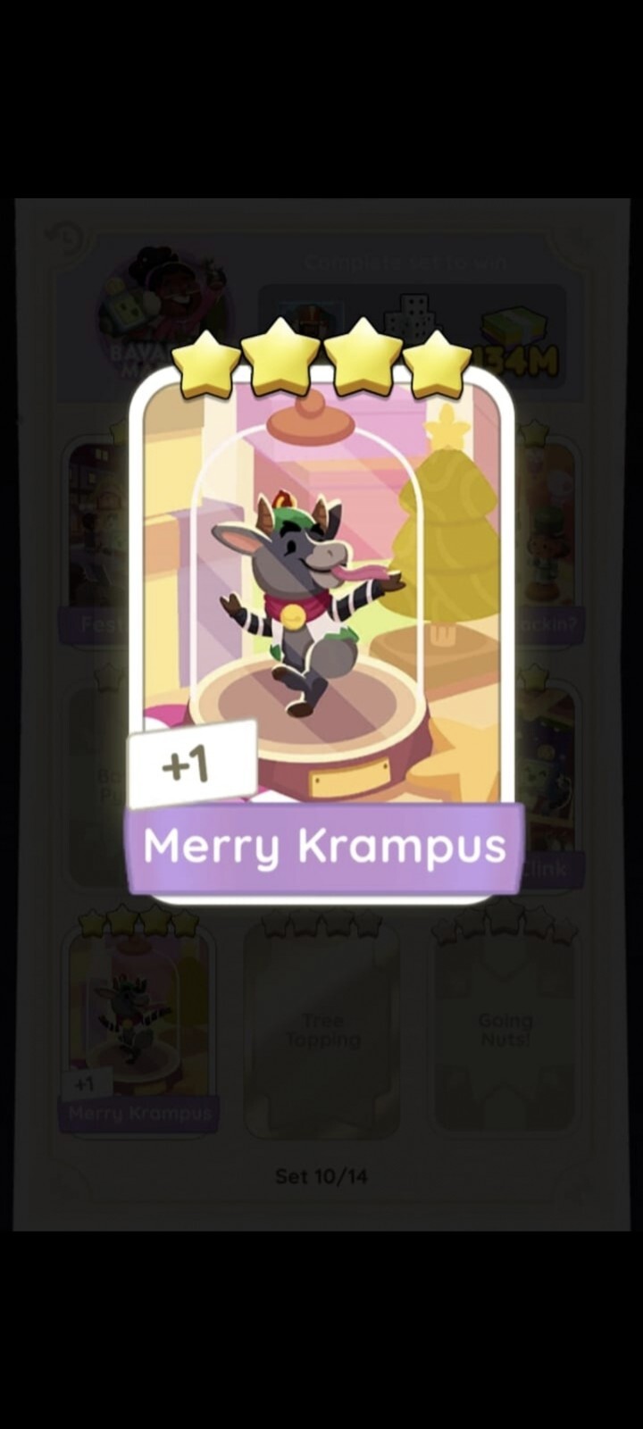 Merry Krampus- Jingle Joy- Monopoly Go -sticker 4 Star -Fast Sent -Affordable