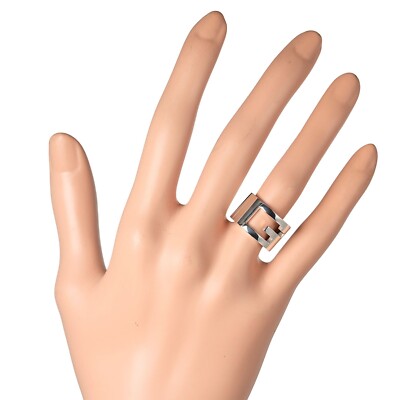 GUCCI G logo branded G Ring Silver925 #5.1(US Size) 10.06g GUCCI G logo branded G Ring Silver925 #5.1(US Size) 10.06g