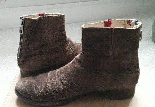 Paul Smith Mens Brown Suede York Boot Riri Zippers. Size 7/41 - 第 1/21 張圖片