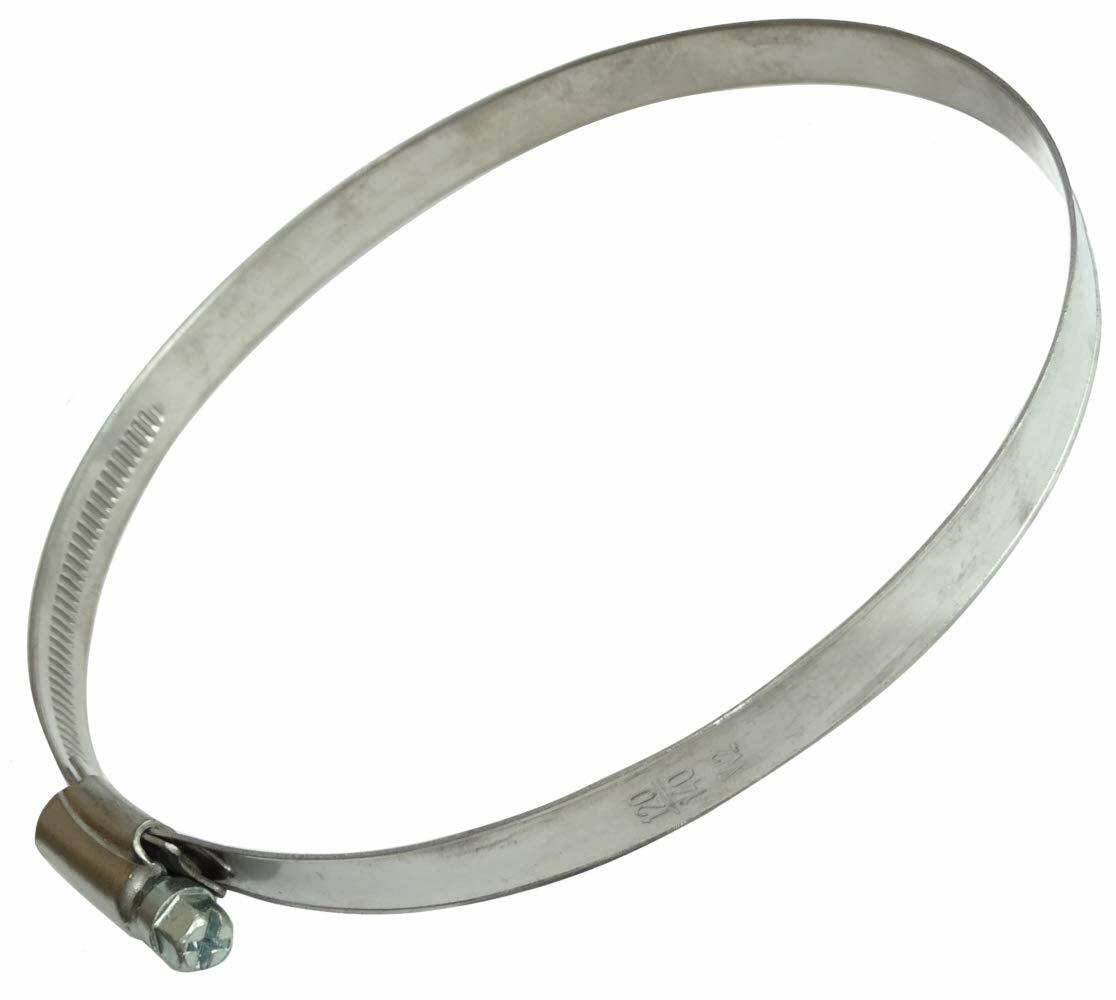 AERZETIX: Set di 5 fascette stringitubo a vite L12mm in acciaio cromato (S6n)