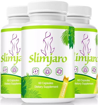 (3 Pack) Slimjaro Capsules Slim Jaro to Support Advanced Weight Loss & Energy
