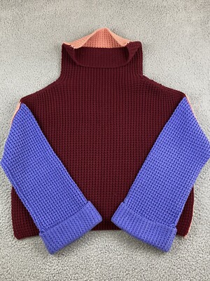 FREE PEOPLE Park City Sweater Womens Oversized Heavyweight Chunky Pullover EXC