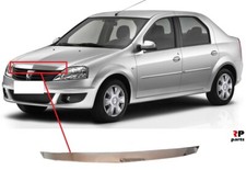 Für Dacia Logan 09-12 Neu Vorne Stoßstange Obere Gitter Mitte Chrom Blenden