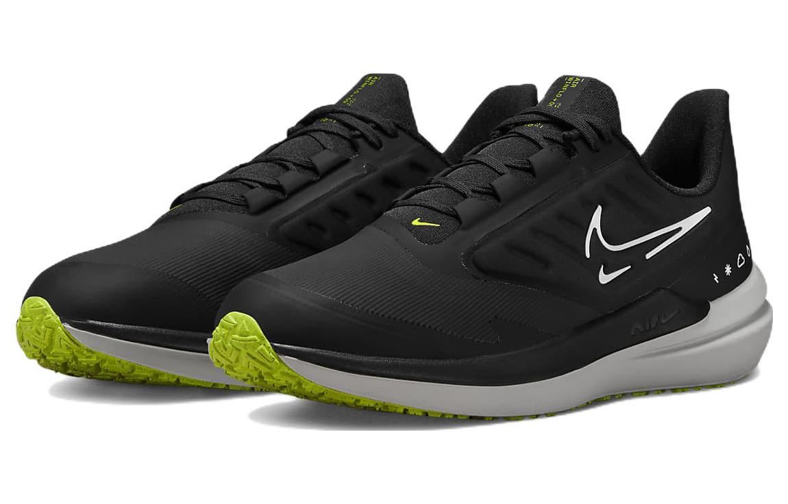 値段交渉可能　ナイキWINFLO ９未使用品　２６．０cm Level SS/New - Nike Air Winflo 9 Shield Black White Volt 2022