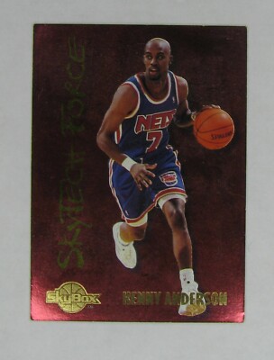 New Jersey Nets 1995 Skybox Skytech Force #SF1 KENNY ANDERSON