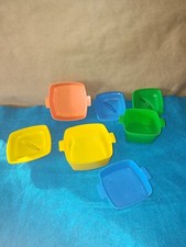 Vintage Plastic Pots And Pans Kids Toy Cooking Set