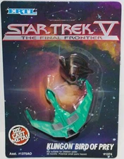 Star Trek V: The Final Frontier Klingon Bird of Prey ERTL Die-Cast LOOSE BLISTER