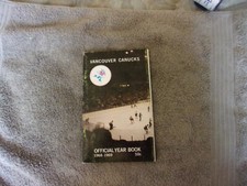 1968-69 VANCOUVER CANUCKS MEDIA GUIDE YEARBOOK 1969 WHL CHAMPIONS ANDY BATHGATE