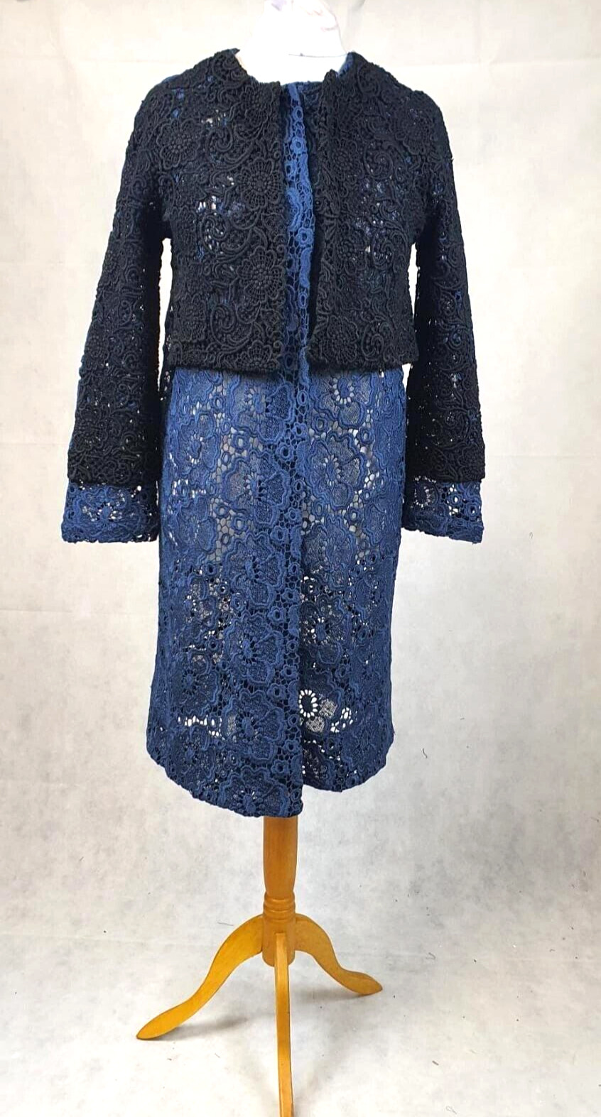Michael Van Der Ham Louise Layered Guipure Lace Coat UK 6 Rrp £1200 BOX1 GG 02 image 5