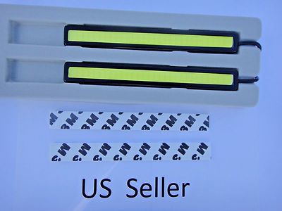 2X-Super Bright COB white LED Waterproof Lights 12V for DRL Fog Driving Lamp USA