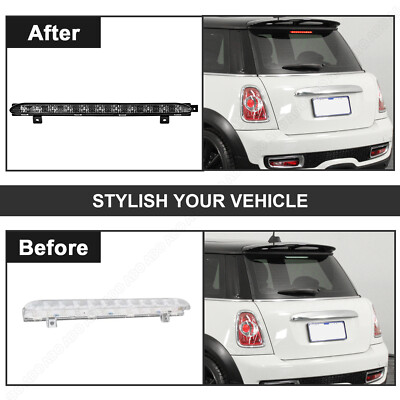 Für Mini R56 LCI | R60 Countryman Schwarz 3te LED Bremslicht Zusatz Bremsleuchte