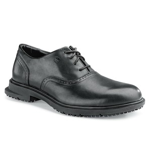 plain black work shoes