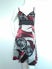 TED BAKER Sirrum dress size 10 --USED ONCE-- knee length silk Y2K Retro Vintage