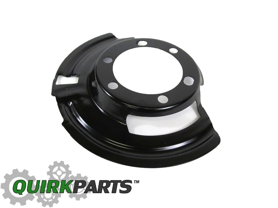 84-06 Cherokee XJ Wrangler Grand Cherokee FRONT LEFT BRAKE DUST SHIELD OEM MOPAR - Image 2 of 4