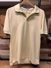 Lululemon Tech Pique Polo Shirt Men?s Size Large Yellow Athletic Preppy Mens Gol