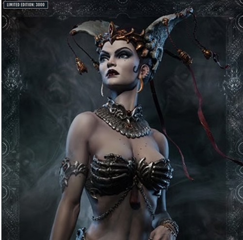 QUEEN OF THE DEAD Premium Format Figure - Sideshow Collectibles - Rare NEW Seale - Imagen 2 de 16