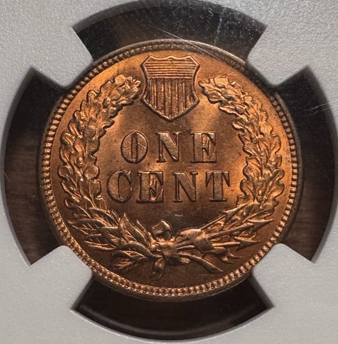 1909 Indian Head Cent NGC MS65RD - Picture 2 of 2