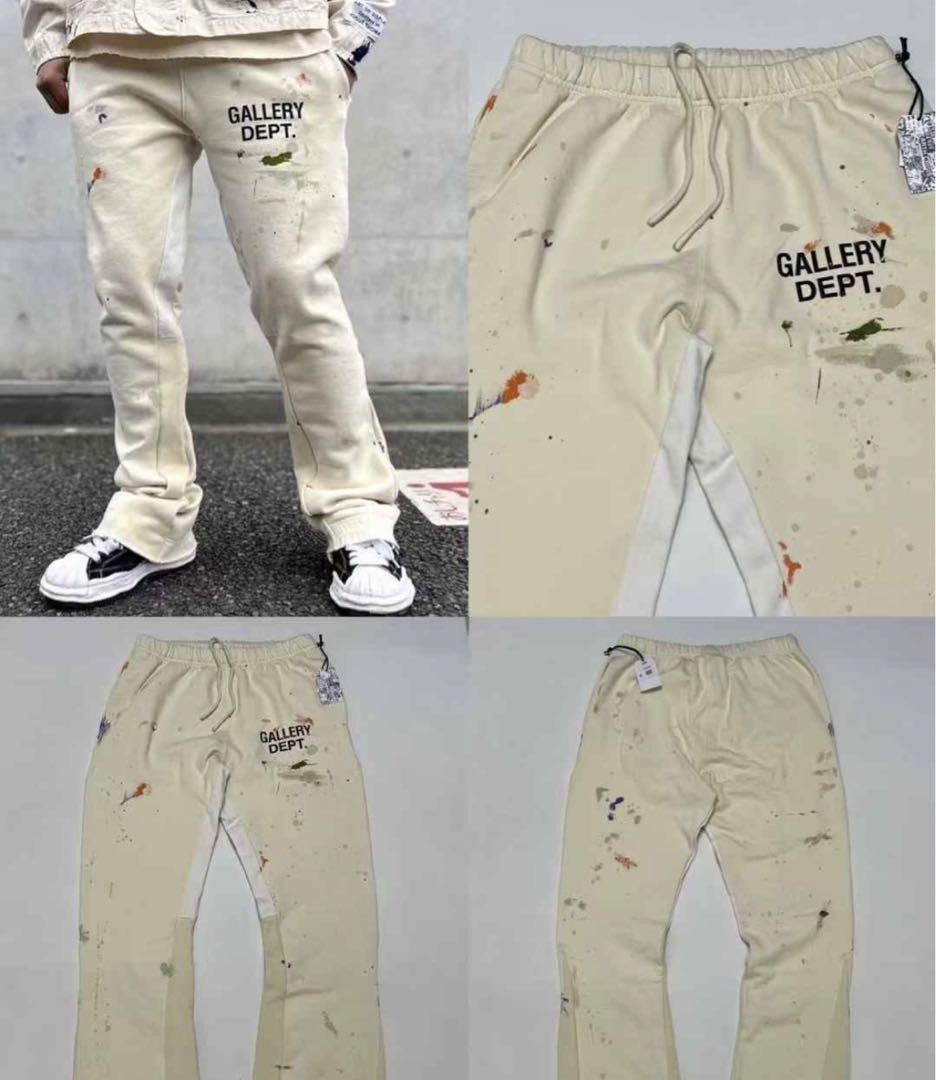 GALLERY DEPT GD LOGO PAINTED FLARE PANTS WHITE XL | eBay