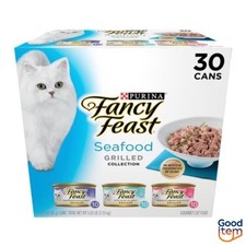Purina Fancy Feast Variety Pack Seafood, Fish, Tuna  Salmon Wet 3oz/30ct