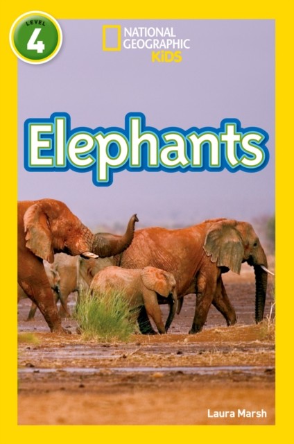 Elephants Level 4 National Geographic Readers by Laura Marsh PAPERBACK