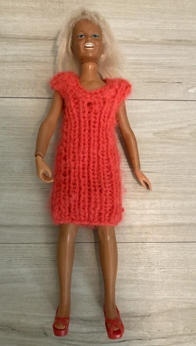 Kenner Dusty 70’s Fashion Doll W/ Sweater Dress & Platform Shoes